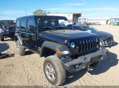 Lot #3042568342 2021 JEEP WRANGLER UNLIMITED SPORT S 4X4