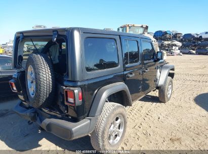 Lot #3042568342 2021 JEEP WRANGLER UNLIMITED SPORT S 4X4