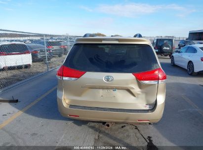 Lot #3042572644 2012 TOYOTA SIENNA XLE V6 8 PASSENGER