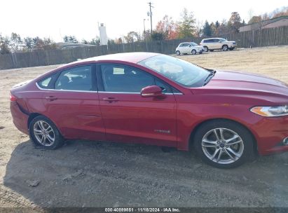 Lot #2992821095 2016 FORD FUSION HYBRID SE