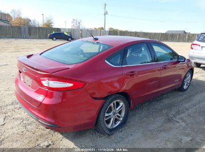 Lot #2992821095 2016 FORD FUSION HYBRID SE