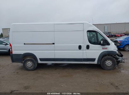 Lot #3045353616 2018 RAM PROMASTER 3500 HIGH ROOF 159 WB