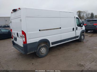 Lot #3045353616 2018 RAM PROMASTER 3500 HIGH ROOF 159 WB