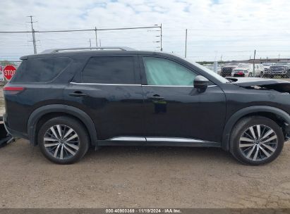 Lot #3053062454 2022 NISSAN PATHFINDER PLATINUM 4WD