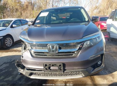 Lot #3035082616 2022 HONDA PILOT AWD EX-L