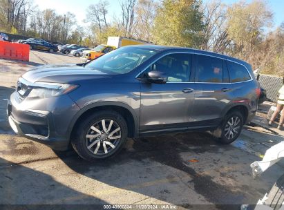 Lot #3035082616 2022 HONDA PILOT AWD EX-L