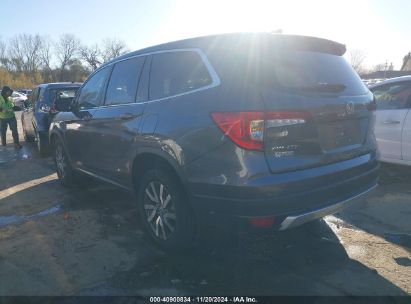 Lot #3035082616 2022 HONDA PILOT AWD EX-L