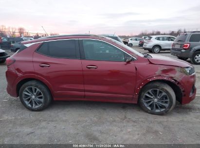 Lot #3050079357 2021 BUICK ENCORE GX AWD SELECT