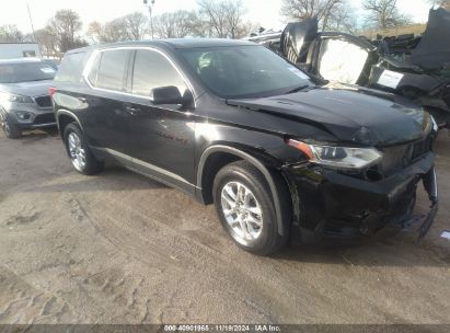 Lot #3035082573 2021 CHEVROLET TRAVERSE FWD LS