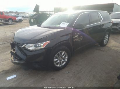 Lot #3035082573 2021 CHEVROLET TRAVERSE FWD LS