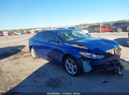 Lot #3053062406 2018 FORD FUSION HYBRID SE