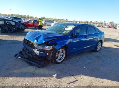 Lot #3053062406 2018 FORD FUSION HYBRID SE