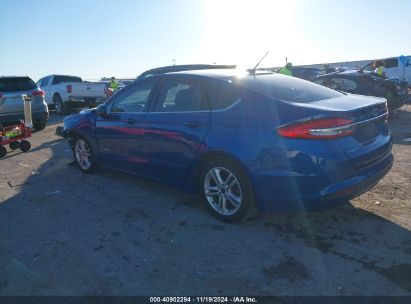 Lot #3053062406 2018 FORD FUSION HYBRID SE