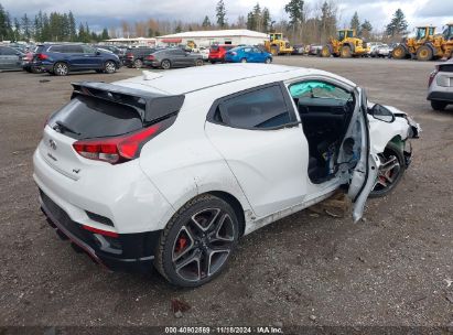 Lot #3035093996 2020 HYUNDAI VELOSTER N