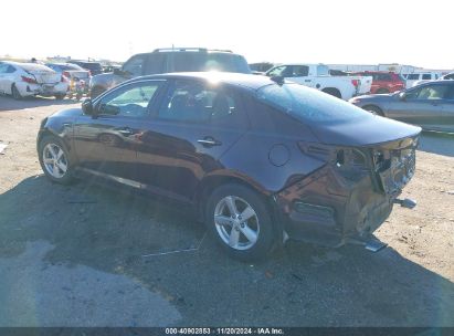 Lot #3045359722 2015 KIA OPTIMA LX