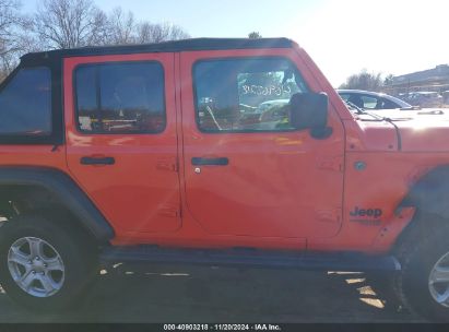 Lot #3050079440 2019 JEEP WRANGLER UNLIMITED SPORT S 4X4