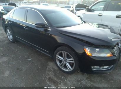 Lot #3035082524 2013 VOLKSWAGEN PASSAT 2.0L TDI SE