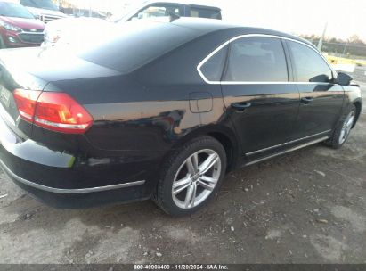 Lot #3035082524 2013 VOLKSWAGEN PASSAT 2.0L TDI SE