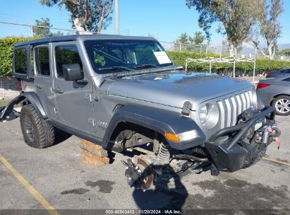 Lot #3056062895 2019 JEEP WRANGLER UNLIMITED SPORT S 4X4