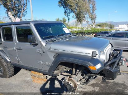 Lot #3056062895 2019 JEEP WRANGLER UNLIMITED SPORT S 4X4