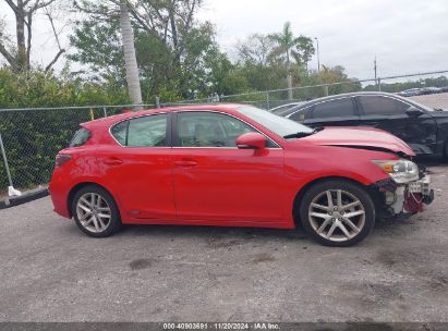 Lot #3065101705 2015 LEXUS CT 200H