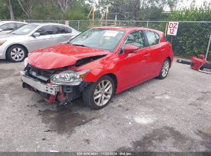 Lot #3065101705 2015 LEXUS CT 200H