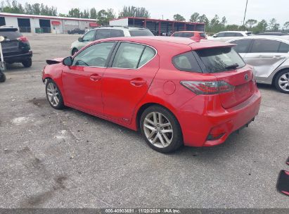 Lot #3065101705 2015 LEXUS CT 200H