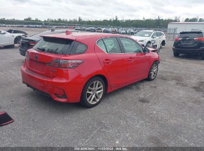 Lot #3065101705 2015 LEXUS CT 200H