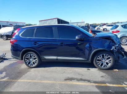 Lot #3021946912 2017 MITSUBISHI OUTLANDER SE/SEL