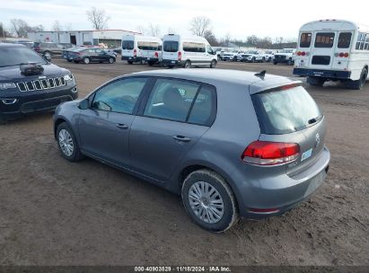 Lot #2992833969 2013 VOLKSWAGEN GOLF 2.5L 4-DOOR