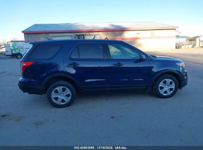 Lot #2995279054 2013 FORD UTILITY POLICE INTERCEPTOR