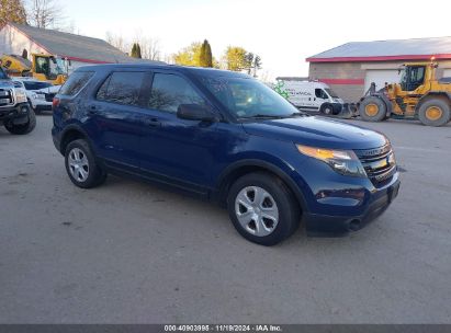 Lot #2995279054 2013 FORD UTILITY POLICE INTERCEPTOR