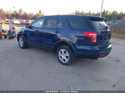 Lot #2995279054 2013 FORD UTILITY POLICE INTERCEPTOR