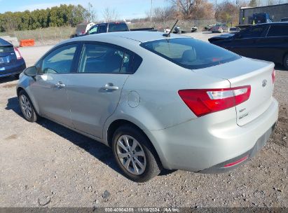 Lot #3035070880 2013 KIA RIO EX