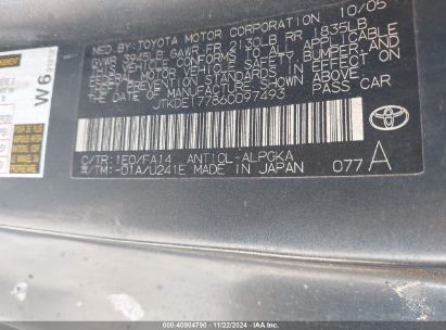 Lot #3037541986 2006 SCION TC