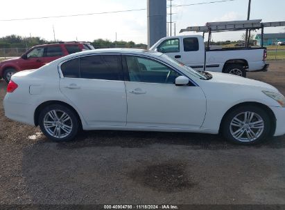 Lot #2996535966 2010 INFINITI G37X