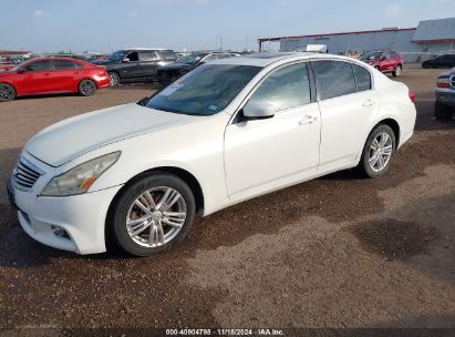 Lot #2996535966 2010 INFINITI G37X