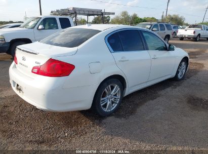 Lot #2996535966 2010 INFINITI G37X