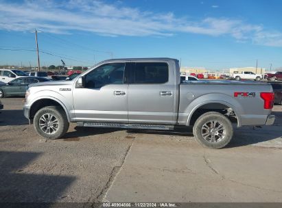 Lot #3018514100 2020 FORD F-150 LARIAT