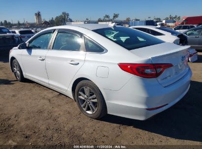 Lot #3035093937 2017 HYUNDAI SONATA