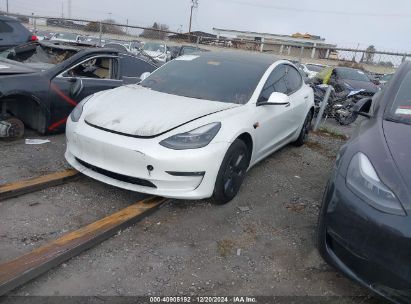 Lot #3035090107 2022 TESLA MODEL 3 LONG RANGE DUAL MOTOR ALL-WHEEL DRIVE