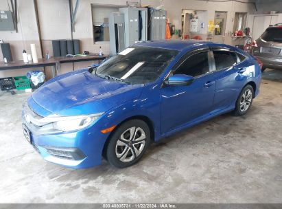 Lot #3053062558 2016 HONDA CIVIC LX