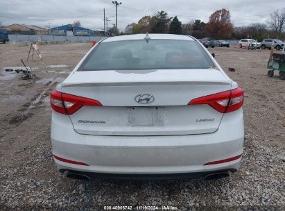 Lot #2997780071 2015 HYUNDAI SONATA LIMITED