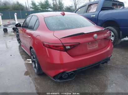 Lot #2992834146 2017 ALFA ROMEO GIULIA QUADRIFOGLIO RWD