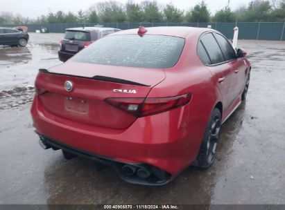 Lot #2992834146 2017 ALFA ROMEO GIULIA QUADRIFOGLIO RWD