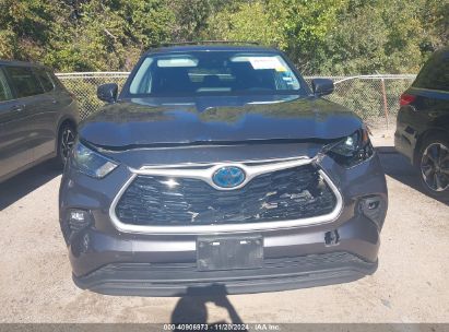 Lot #2992828853 2022 TOYOTA HIGHLANDER HYBRID LE