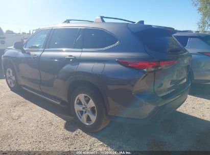 Lot #2992828853 2022 TOYOTA HIGHLANDER HYBRID LE