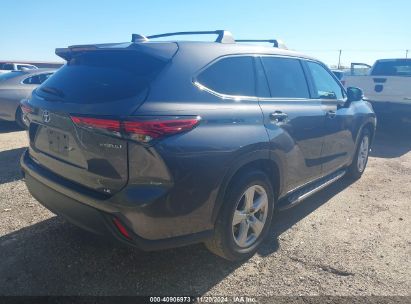 Lot #2992828853 2022 TOYOTA HIGHLANDER HYBRID LE