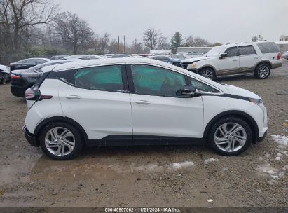 Lot #3037541901 2022 CHEVROLET BOLT EV FWD 1LT