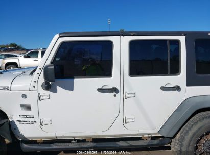 Lot #3035082316 2013 JEEP WRANGLER UNLIMITED SPORT